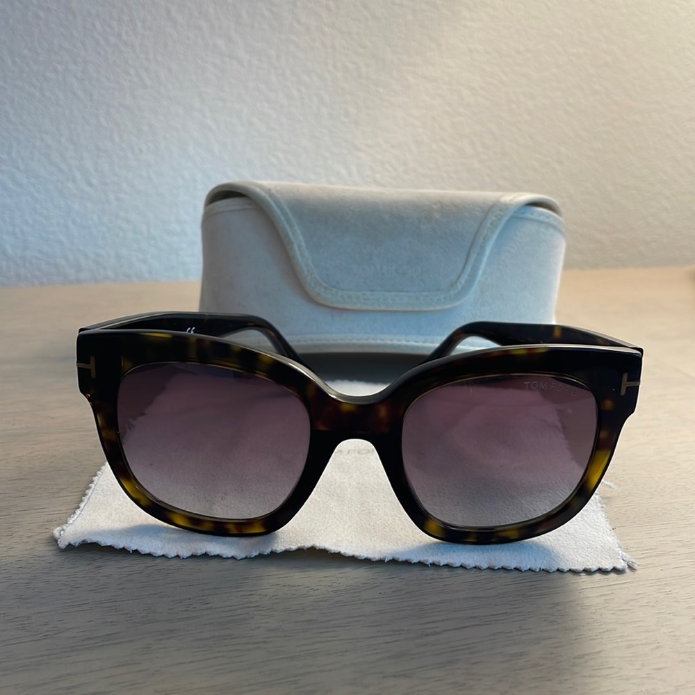 Tom Ford Beatrix 52 mm Tortoise Sunglasses